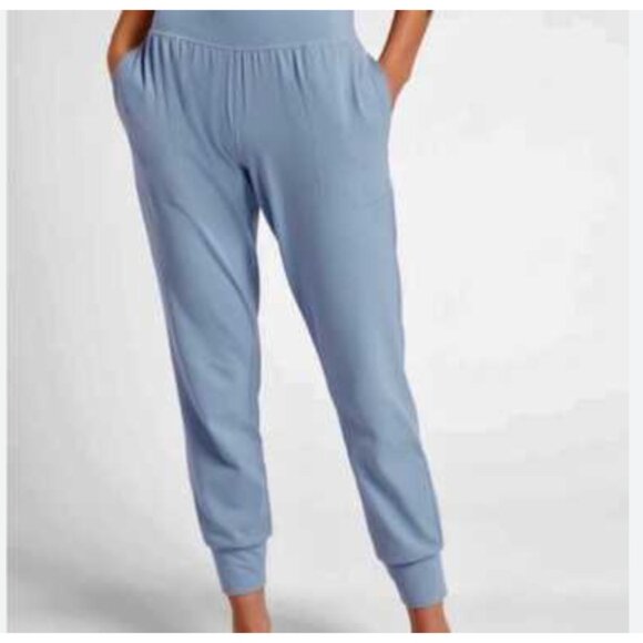 Athleta Salutation Jogger blue L Large pockets - Picture 1 of 6